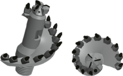 Schneckenbohrkrone