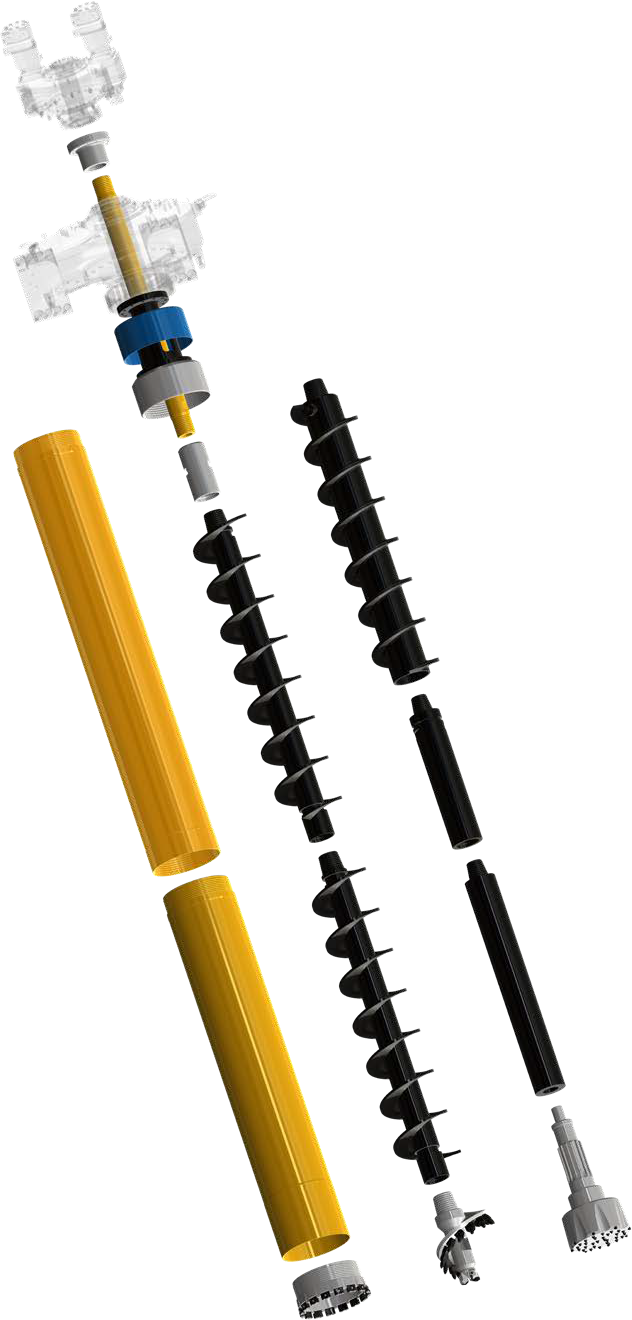 MICROPILE DRILLING SYSTEM D 244.5 mm – 508 mm (9-5/8” – 20”)